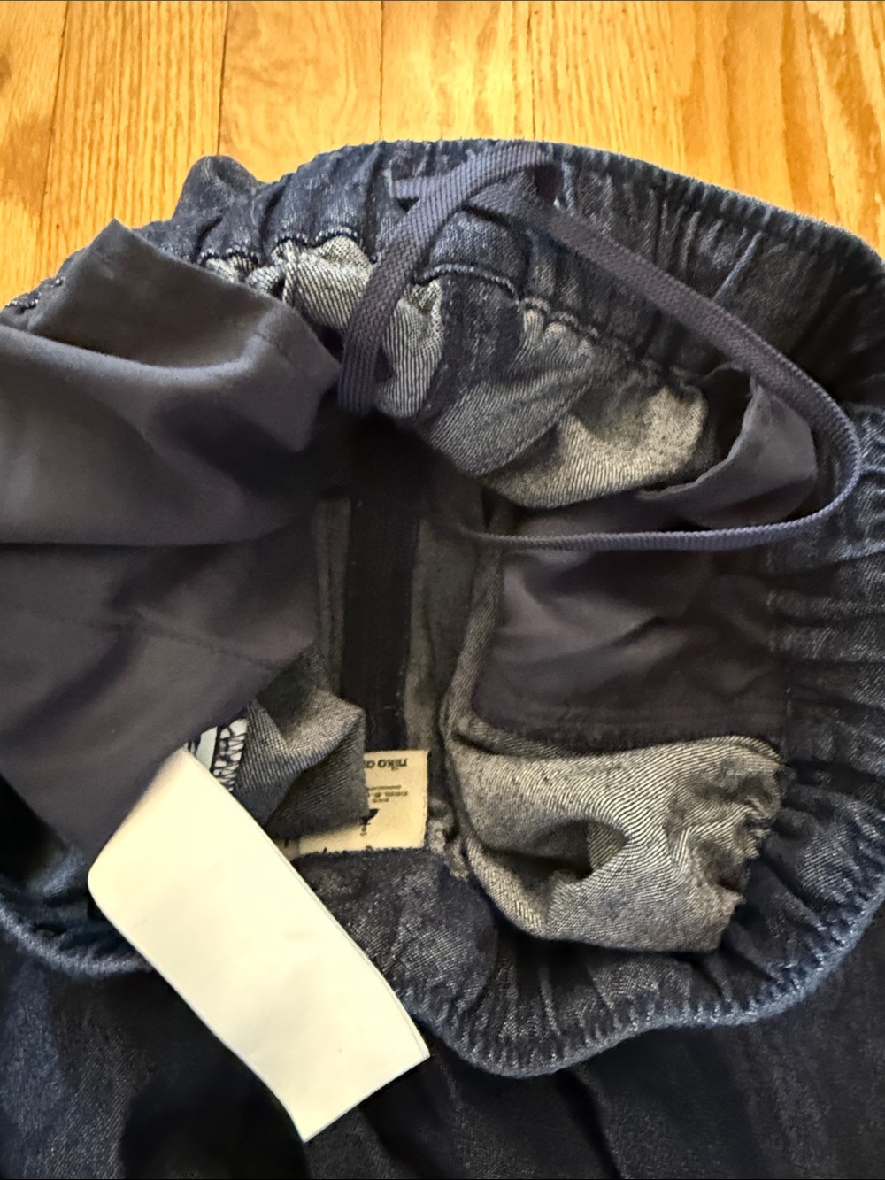 Niko and sz L Wide Leg Chambray Gaucho Pants - Deep Indigo Blue great condition - Picture 6 of 8